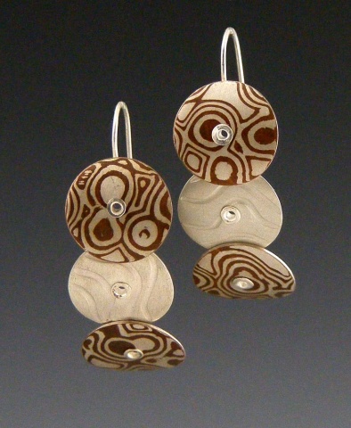 Disc Rivet Earrings