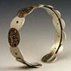 Disc Rivet Circles Bracelet