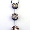 Large Three Disc Pendant (oxidized finish)