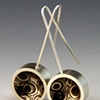 Hollow Disc Earrings