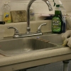 Scrubbing the metal