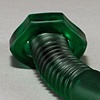 Untitled (green bolt) detail