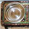 Tiger-Eye Pet Feeding Station
with 1-Quart Stainless Bowls,
by Lynn Dubnicka, NC
