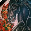 Horse / Leaves