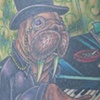 Walrus playing piano