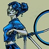 Girl with Bike
