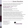 'Tobias Putrih:Quasi-Random' show closing announcement mailer