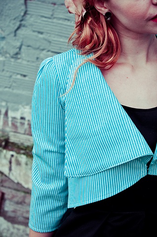 Electra jacket in vintage twill. 