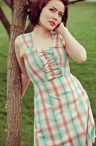 Friendship dress in 100% Italian cotton.