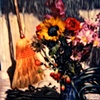 Broom with Flowers