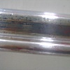 Chrome railing (the future will be much like the past), detail
