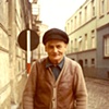 German man on street