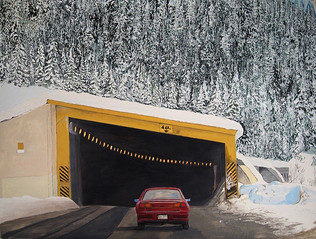 Avalanche Tunnel Rogers Pass BC