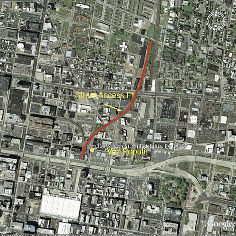 Overhead View Reading Viaduct 