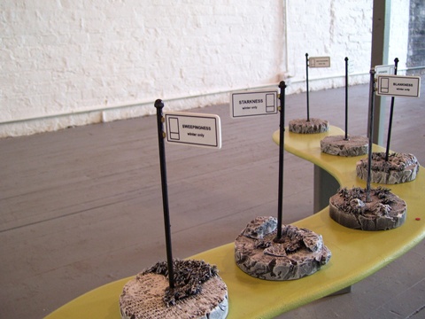 proposed Park signage maquettes (detail)