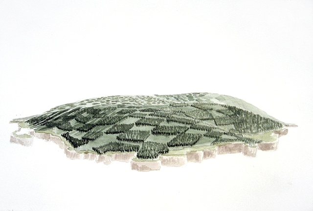 "Daniel Anhorn" painting, landscape, clearcut