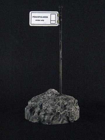 proposed Park signage maquettes (Peacefulness)