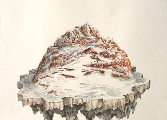 Floating mountain