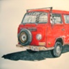 Volkswagen drawings (3 Images)