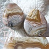 3/4" Crazy Lace Agate Teardrops