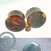 3/4" Green Amber with 4g Single