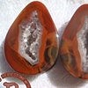 1 1/2" Red Thunder Condor Agate
