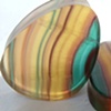 1 3/4" Rainbow Fluorite Teardrops