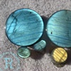 1 3/8" Labradorite Set