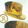 5/8" Amber Oval Labret