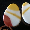 3/4" Mookaite Teardrops