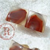 00g Condor Agate Square Faces