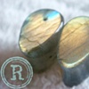 1/2" Labradorite Teardrops