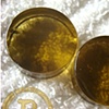 7/8" Olive Citrine with Phantoms
