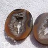 1 5/8" Condor Agate Geode Eyelets