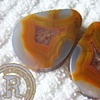 1 1/2" Condor Agate Teardrops