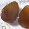 1 3/8" Condor Agate Teardrops