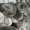 1" Botswana Agate Teardrops with flats