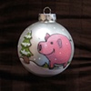 Christmas Pig Ornament