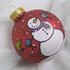 In Good Company, Wine and Cheese Snowman Ornament