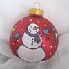 In Good Company, Wine and Cheese Snowman Ornament