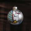 Windsurfing Snowman Ornament