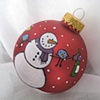 In Good Company, Wine and Cheese Snowman Ornament