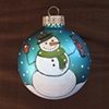 Snowman with Wine