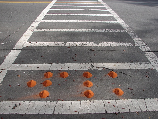 Walk (in Braille)