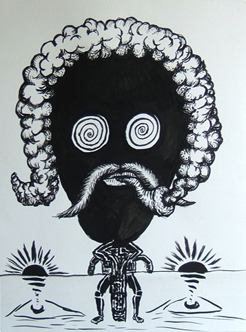 Charles Irvin drawing, Works on paper, art