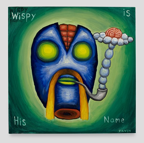 Wispy. 24x24in. oil on canvas