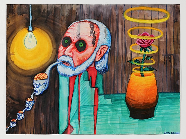 Charles Irvin drawing, Works on paper, art