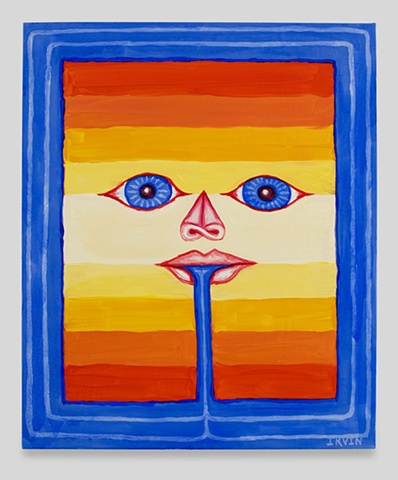 Fountain Face, 25x30 in. oil on canvas