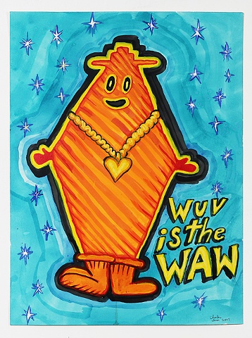 Charles Irvin drawing / Works on paper