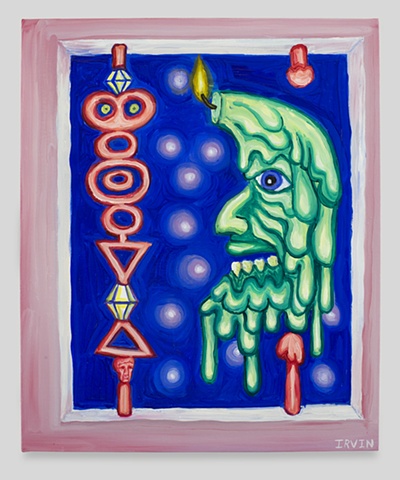 Candle Man. 20x24 in. Oil on canvas